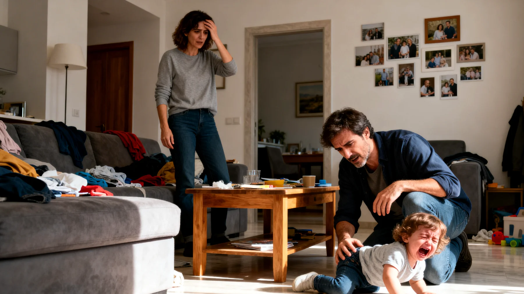 Genitori di bambini piccoli in difficoltà nel gestire capricci, crisi di pianto e reazioni esplosive quando i figli non ottengono ciò che vogliono, con conseguente senso di impotenza educativa"