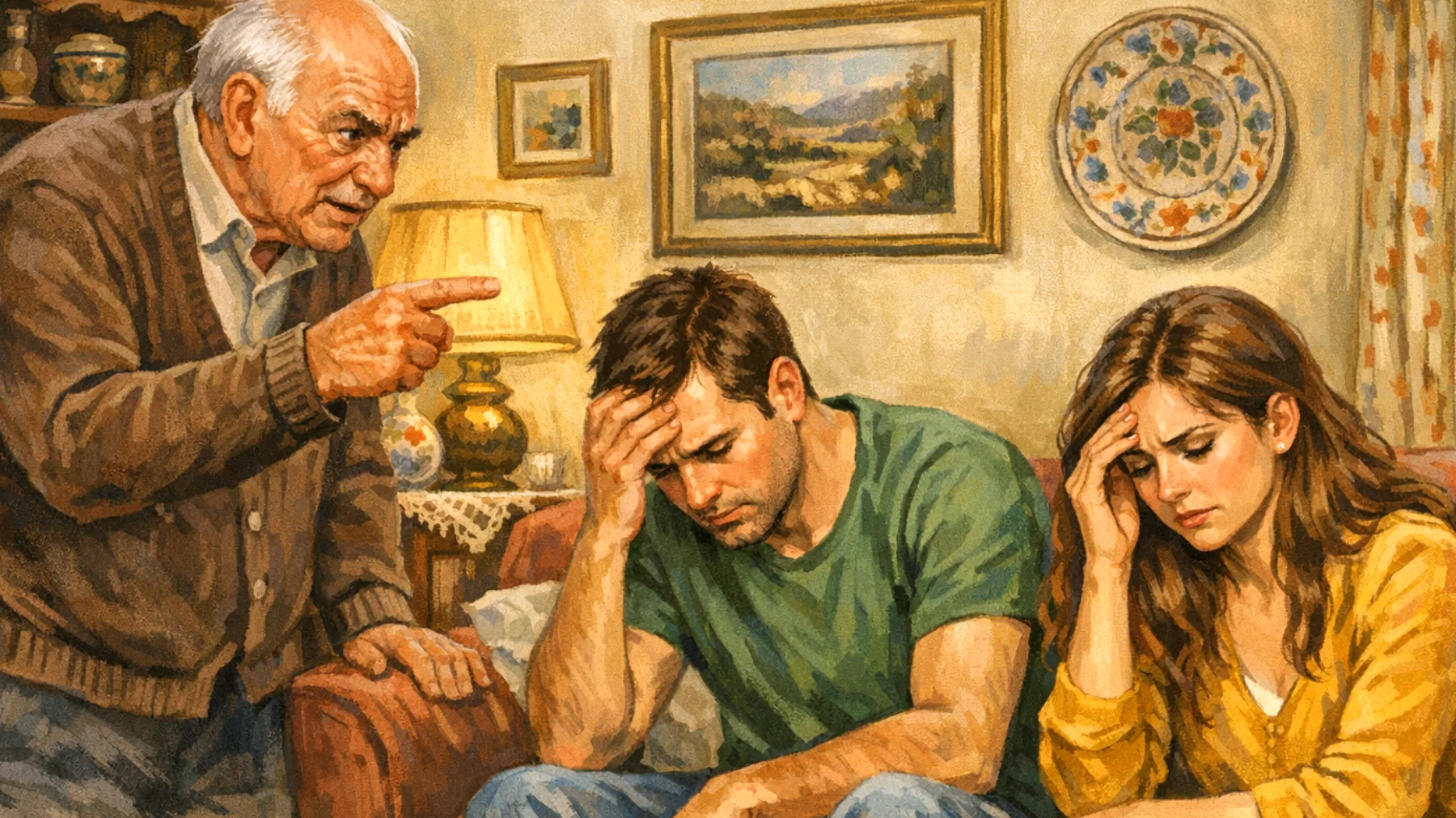 Il nonno esercita pressioni eccessive sui nipoti giovani adulti riguardo alle loro scelte di vita, carriera e aspettative professionali, creando tensioni e senso di inadeguatezza"