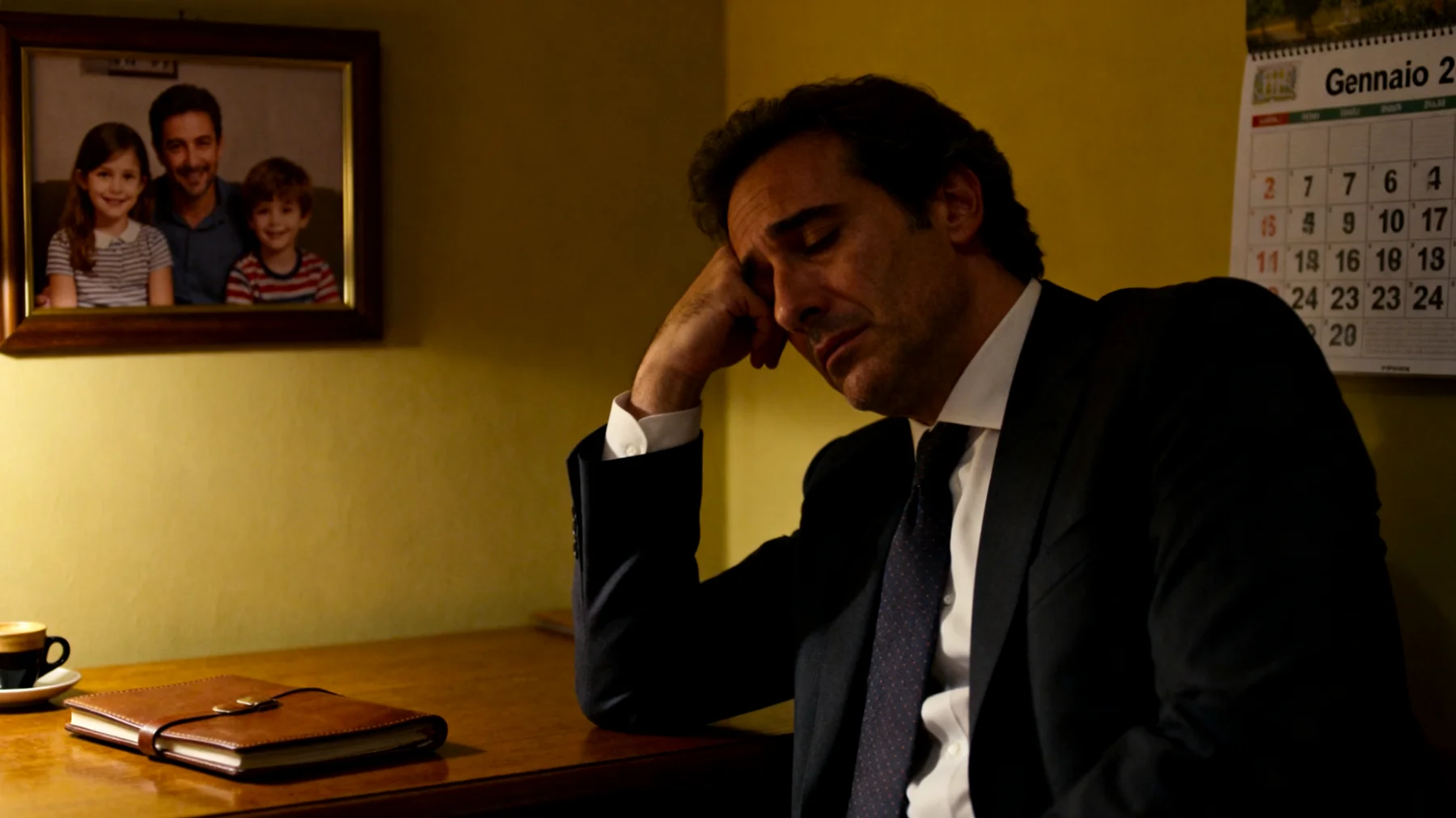 Papà che lavora molte ore e fatica a trovare momenti significativi da dedicare ai propri bambini piccoli, sentendosi assente nella loro crescita quotidiana"